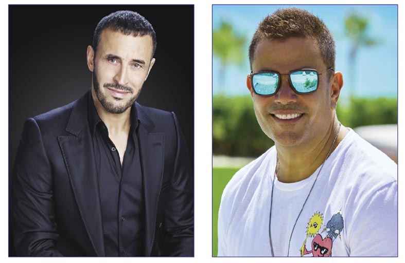 عمرو دياب وكاظم الساهر يحييان ليالي ياس في شهر مايو
