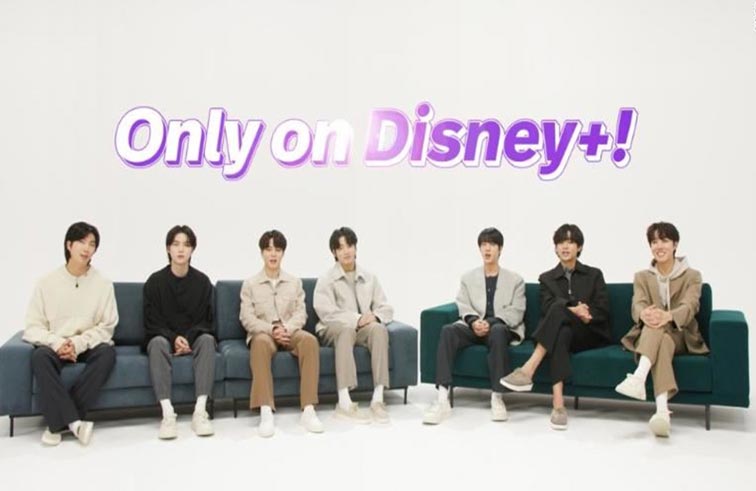 ديزني بلس تبث وثائقيا لفرقة بي.تي.إس