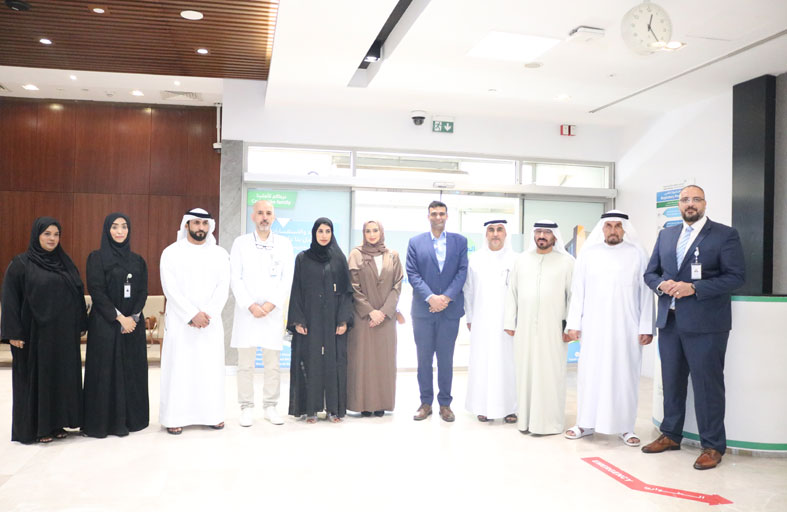 لجنة الشؤون الصحية في المجلس الاستشاري لإمارة الشارقة تزور المستشفى السعودي الألماني 
