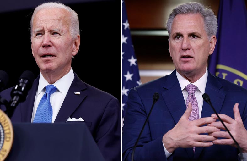 «لقاء الفرصة الأخيرة».. هل يستطيع بايدن ومكارثي حل أزمة سقف الدين؟
