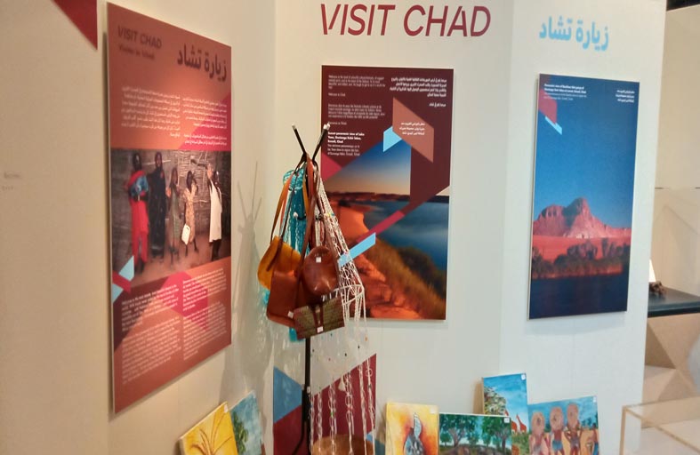 جناح تشاد يعرض جمجمة لأول سلالة بشرية في التاريخ وفستان من سعف النخيل في أكسبو 2020 