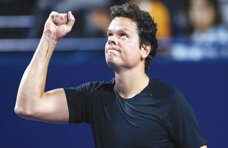 راونيتش يقصي تيافو بـ37 إرسالاً ساحقاً 