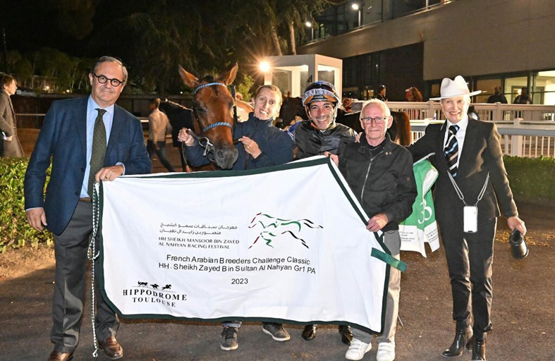 المهر «متباهي عذبة» بطلا لكأس زايد في فرنسا