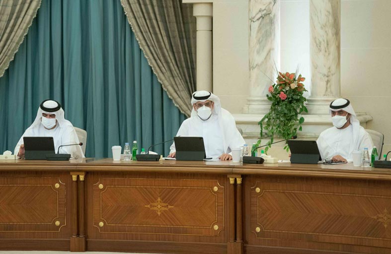 ولي عهد الشارقة يترأس اجتماع المجلس التنفيذي