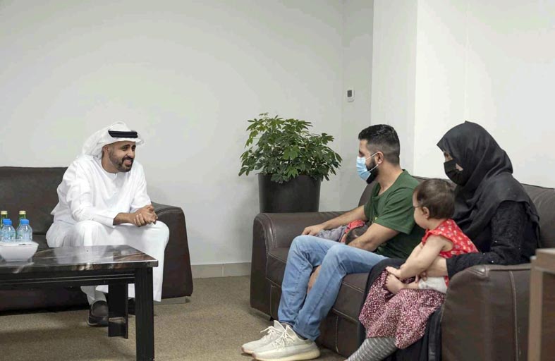 محمد بن زايد يوجه بعلاج طفل أفغاني عمره 3 سنوات مصاب بالسرطان