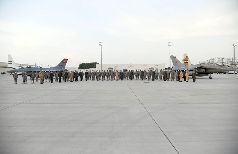 وصول القوات الجوية المصرية للمشاركة في تمرين زايد 3