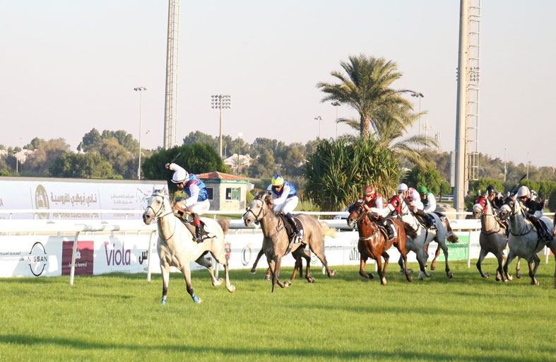 سباقا «الأمهار» و «المهرات» يتصدران الأمسية السابعة على مضمار أبو ظبي للفروسية اليوم