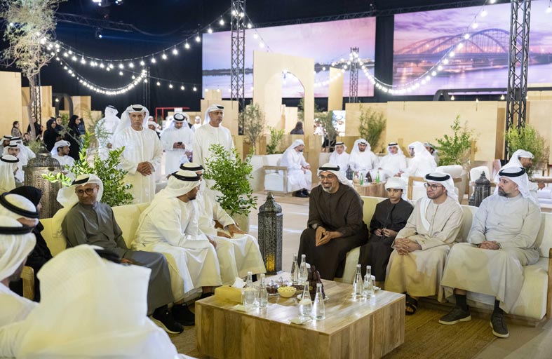 خالد بن محمد بن زايد يحضر الأمسية الرمضانية لموظفي حكومة أبوظبي 