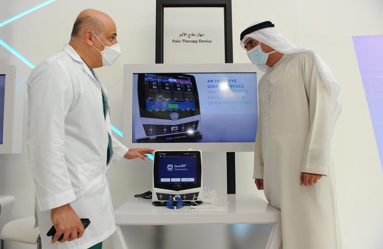 صحة دبي تستعرض أحدث التقنيات والحلول الذكية لعلاج وتسكين الألم خلال آراب هيلث