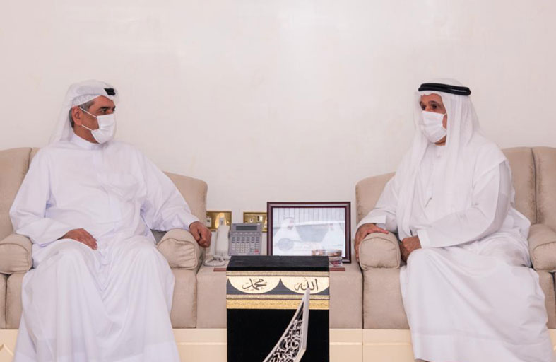 حمد الشرقي يلتقي رئيس هيئة ميناء الفجيرة وعددا من قياداته الشابة
