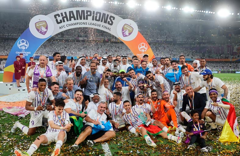 خولة السويدي تهنئ رئيس الدولة بتتويج العين بلقب دوري أبطال آسيا