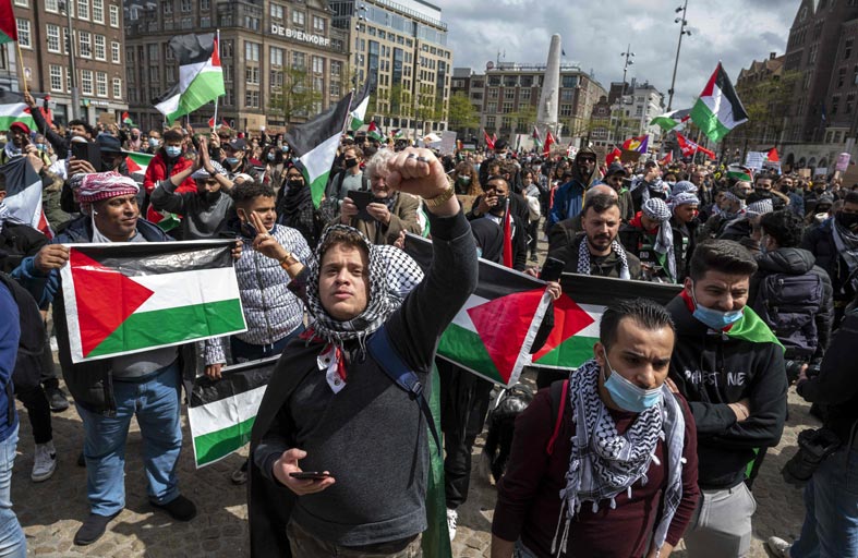  الآلاف يتظاهرون في الولايات المتحدة وكندا دعما للفلسطينيين 