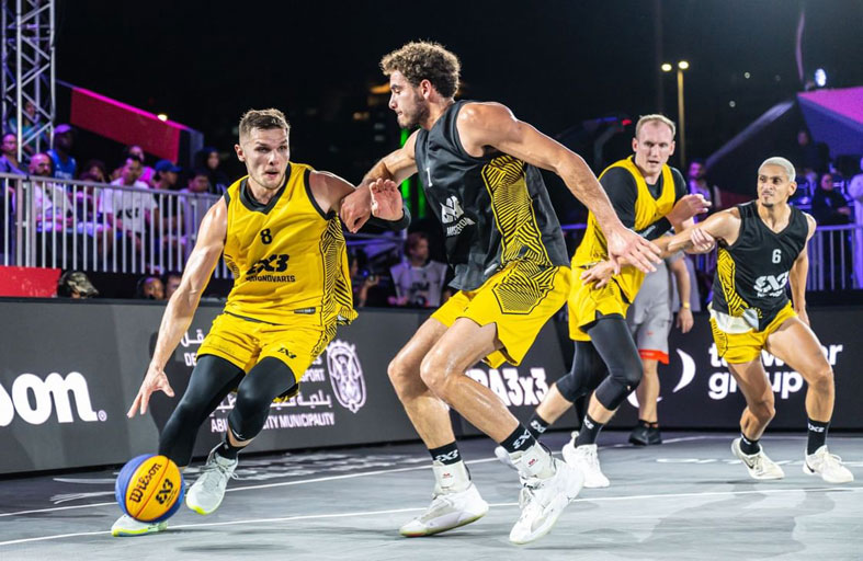 200 ألف دولار جوائز جولة السلة الثلاثية العالمية في أبوظبي