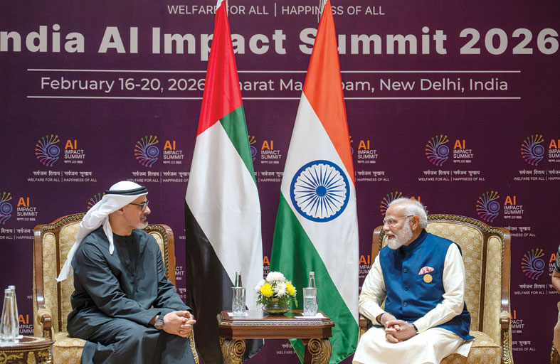 ولي عهد أبوظبي يبحث مع مودي آفاق تعزيز الشراكة الاستراتيجية بين الإمارات والهند 