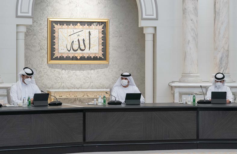 عبدالله بن سالم القاسمي يترأس اجتماع المجلس التنفيذي