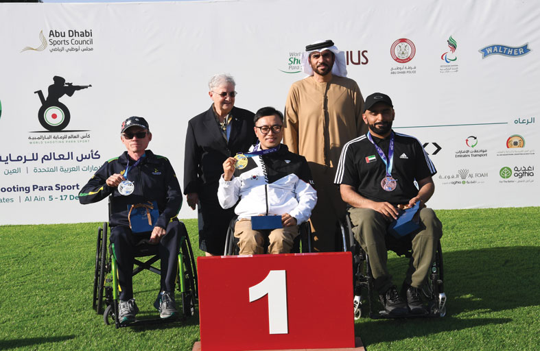 ذهبية لـ«الحبسي» وفضية لـ«بوهليبة» في «الشوزن»، وبرونزية لـ«حمد المنصوري» في المسدس هوائي  10 متر  