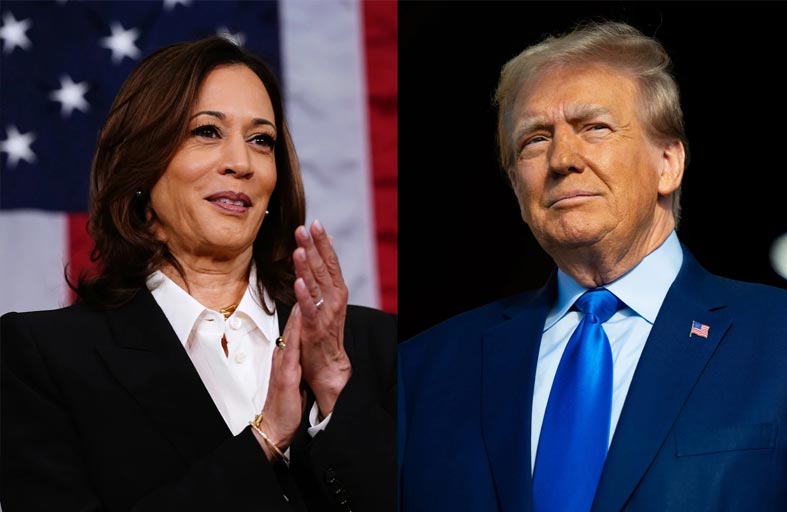 حملة ترامب تتقدم بشكوى ضد استخدام هاريس أموال بايدن 