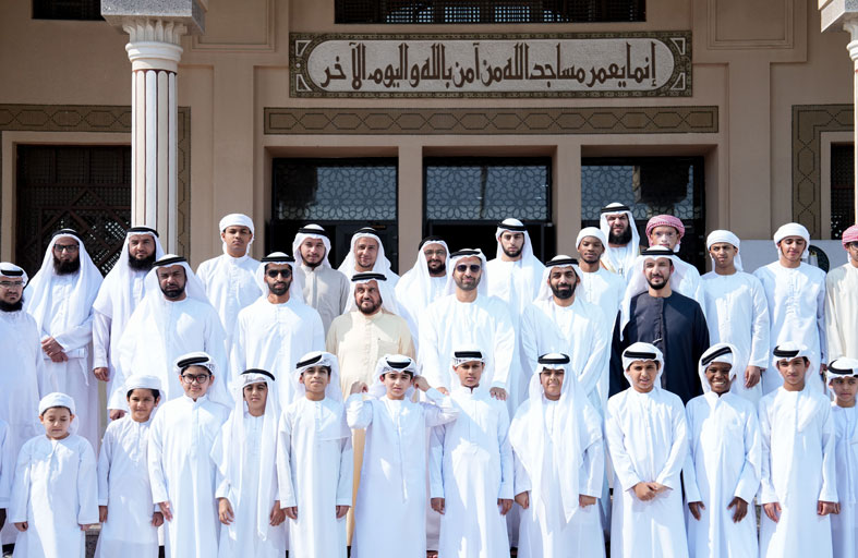 محمد بن سعود القاسمي يشهد التصفيات النهائية لجائزة رأس الخيمة للقرآن الكريم