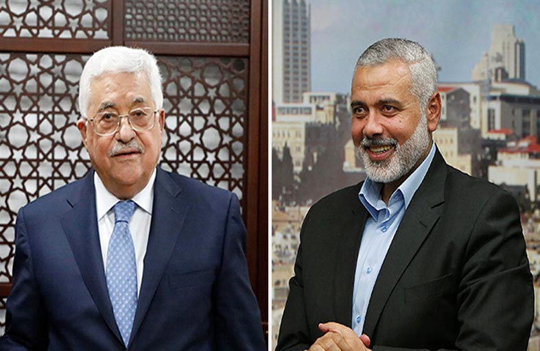 هنية يدعو عباس للمضي بإنجاز الانتخابات الفلسطينية