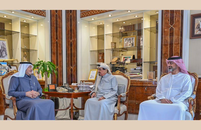 حميد بن راشد يستقبل رئيس مجموعة السعودي الألماني الصحية 