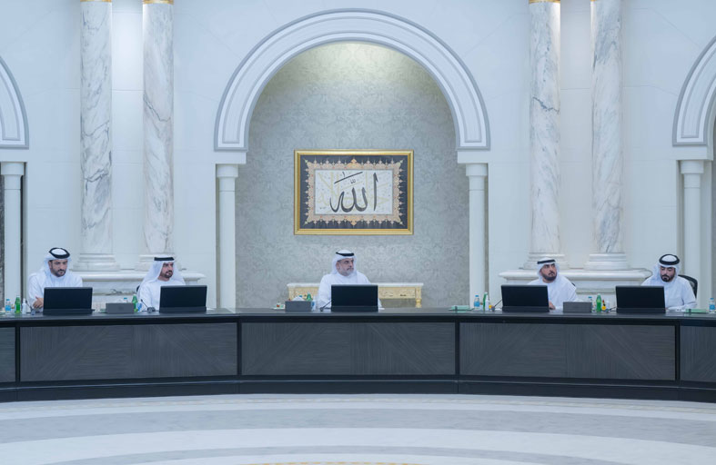 ولي عهد الشارقة يترأس اجتماع المجلس التنفيذي