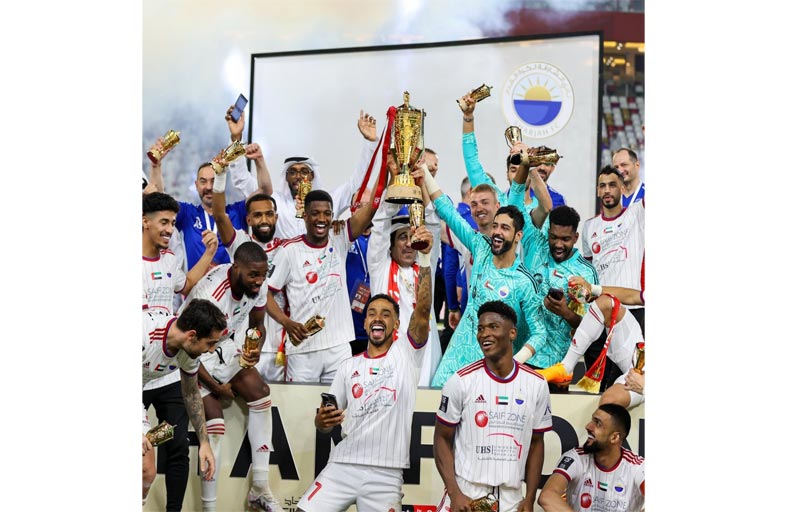 الشارقة الأعلى قيمة سوقية بين أندية الإمارات بـ 41.19 مليون يورو والوحدة وصيفا