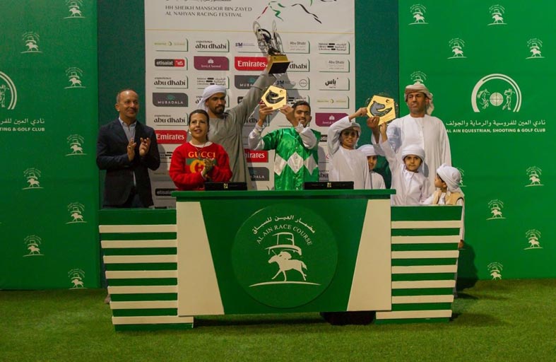 الجواد «عمار » يحرز لقب الشوط الرئيسي في السباق العاشر على مضمار العين للفروسية