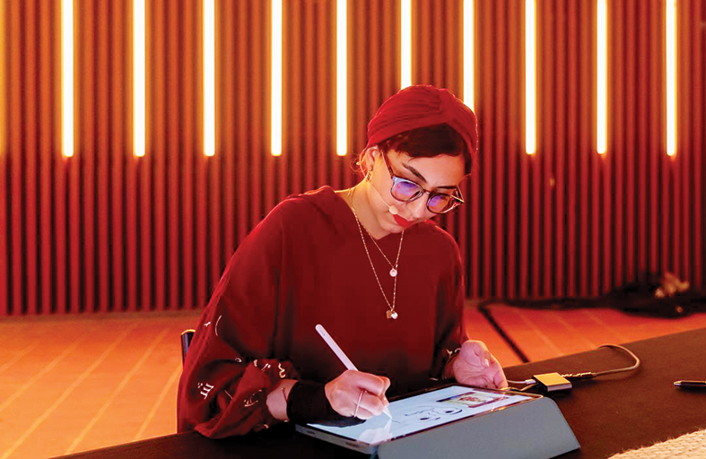 الراوي يعيد إحياء حكايات المغرب القديمة لزوار إكسبو 2020 الصغار بطريقة عصرية