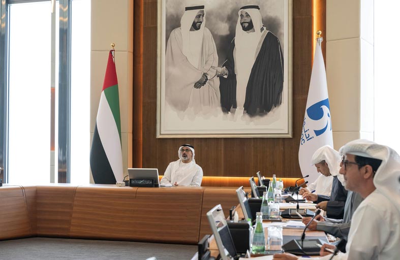 خالد بن محمد بن زايد يترأس اجتماع اللجنة التنفيذية لمجلس إدارة أدنوك