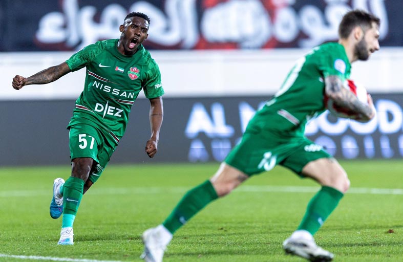 «ريمونتادا» شباب الأهلي تقوده إلى الصدارة بدوري أدنوك للمحترفين 