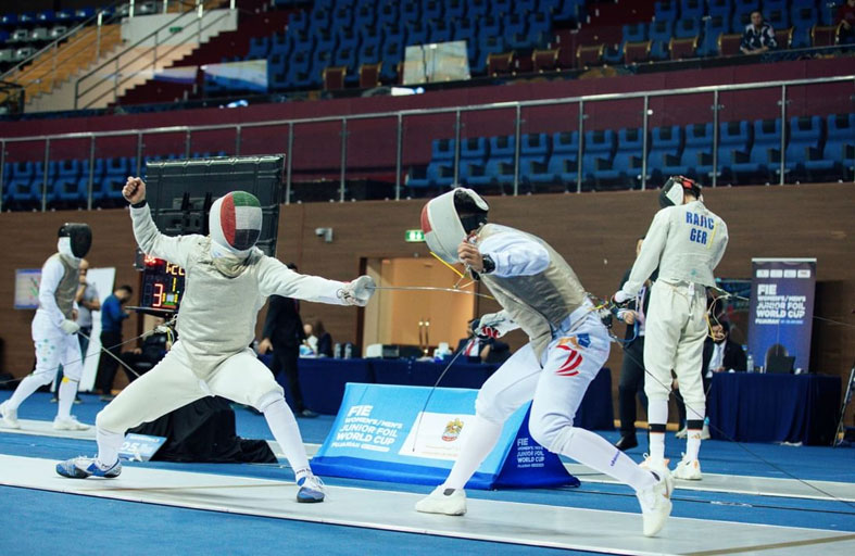 منتخب المبارزة يشارك بـ 16 لاعباً  ولاعبة في الألعاب الخليجية