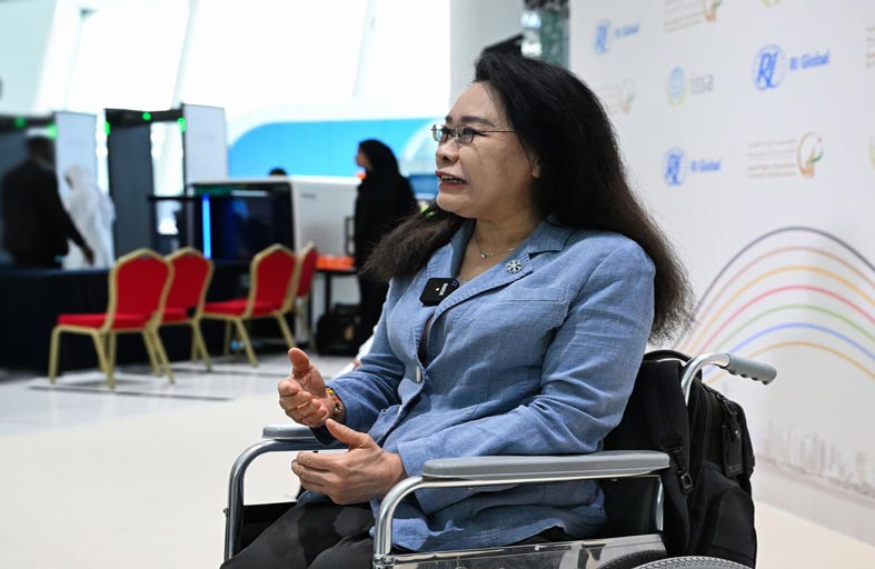 رئيسة منظمة إعادة التأهيل الدولية: نسعى للعمل مع الإمارات في تمكين المرأة من ذوي الهمم