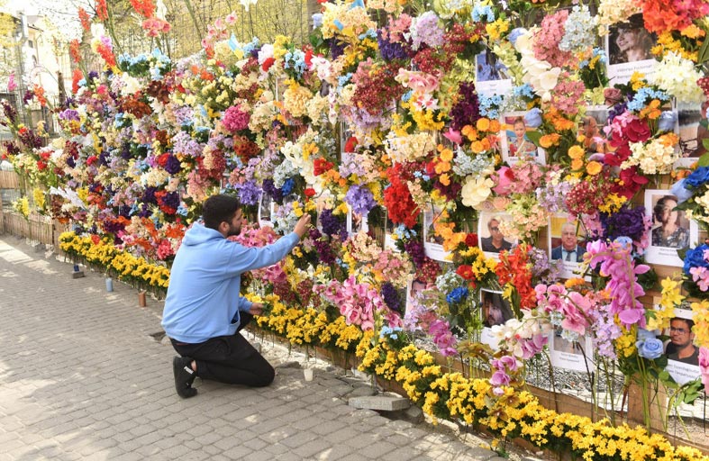 «جدار أمل» يخلّد ذكرى ضحايا حرب أوكرانيا 