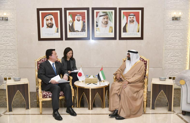 البواردي يستقبل وزير الدولة للشؤون الخارجية الياباني