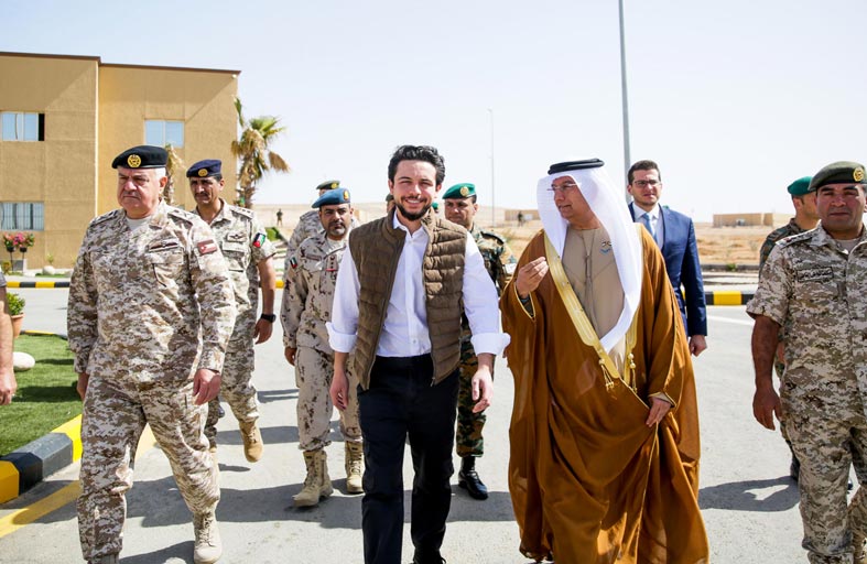 ولي عهد الأردن يفتتح مدينة محمد بن زايد التدريبية في الزرقاء