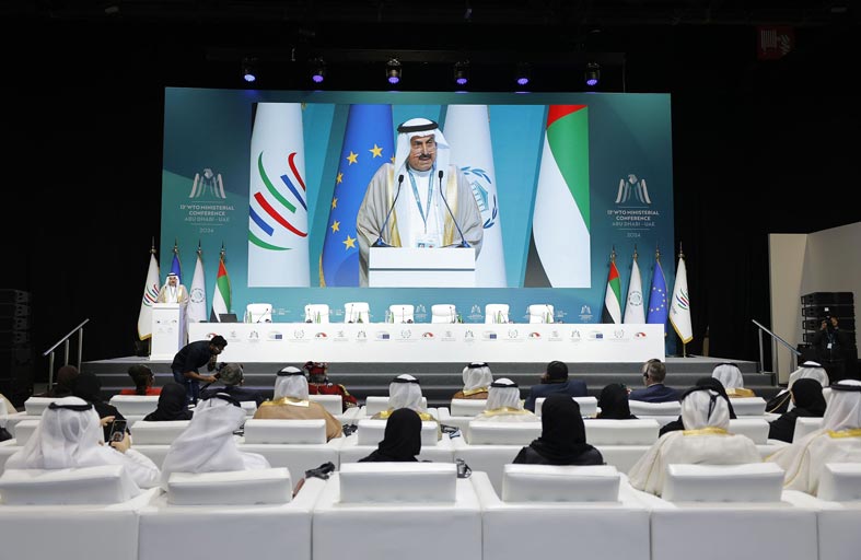 صقر غباش: الإمارات حريصة على أن يترك مؤتمر منظمة التجارة العالمية بصمة واضحة في تعزيز التجارة الدولية