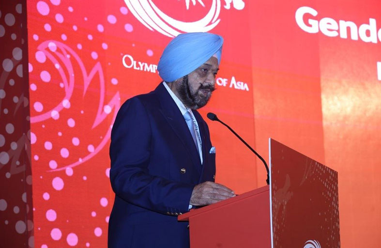 راندير سينغ يؤكد دعم المجلس الأولمبي القوي لتطوير مشاركة المرأة في الحركة الرياضية 