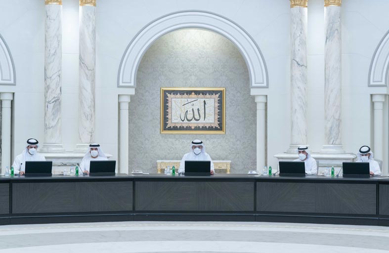 ولي عهد الشارقة يترأس اجتماع المجلس التنفيذي
