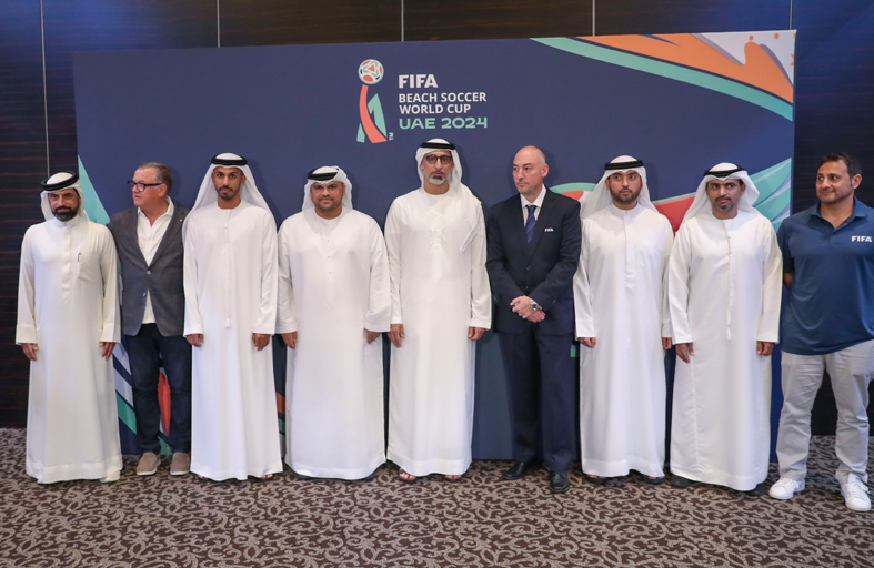 الكشف عن الشعار الرسمي لمونديال الشاطئية بدبي