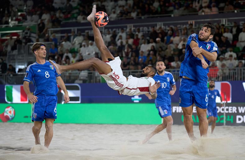 «مونديال الشاطئية» 166 هدفاً في الدور الأول ومواجهة منتخبي الإمارات وإيران اليوم بين الأقوى دفاعا والأفضل هجوما