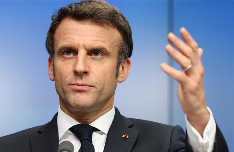 ماكرون: يجب «التمسك بخطنا» بشأن أوكرانيا 