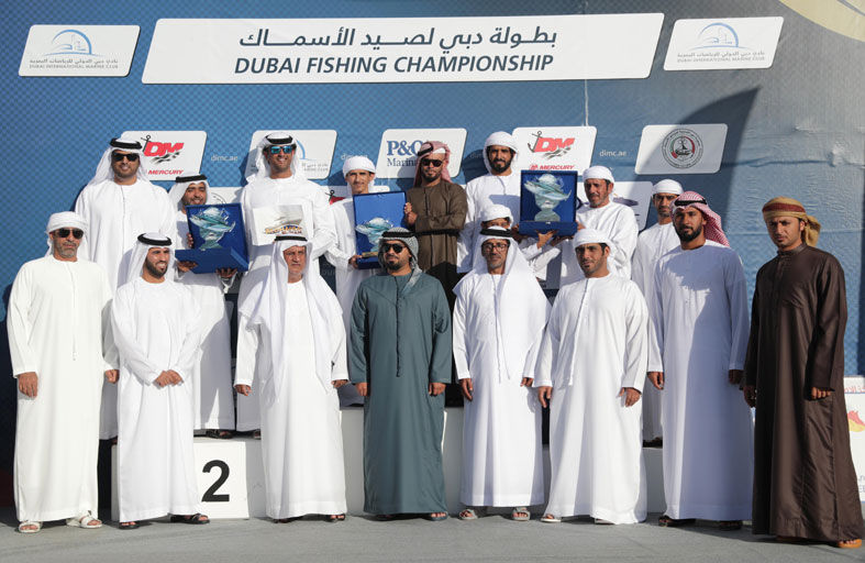 الغيلاني بطلا لمنافسات فئة الكنعد ضمن الجولة الأولى لبطولة دبي لصيد الأسماك