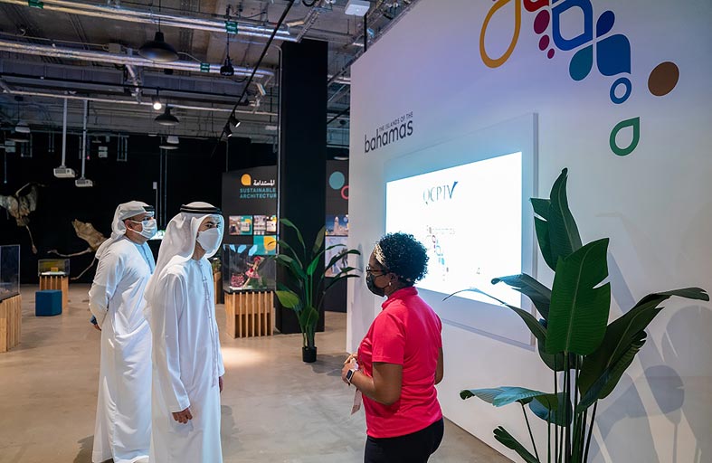 محمد هادي الحسيني يزور جناح جزر البهاما في إكسبو 2020 دبي