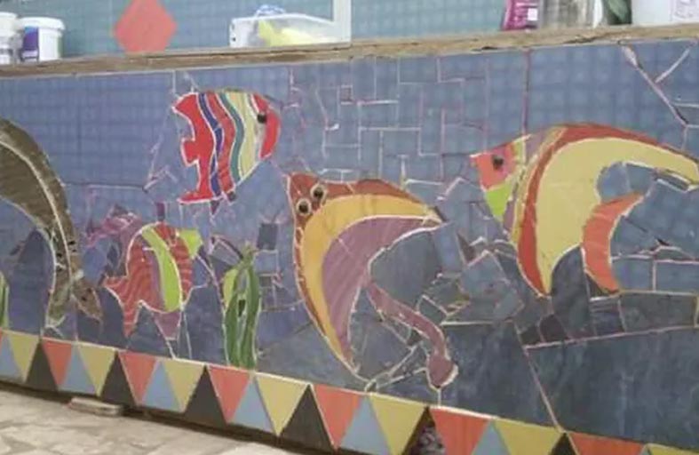 الفسيفساء يزين شوارع الخرطوم