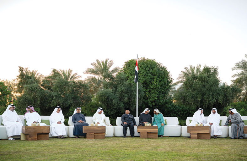 رئيس الدولة يستقبل حكام الإمارات بمناسبة شهر رمضان المبارك 