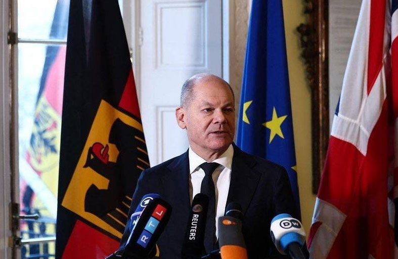 شولتس يأمل بمواصلة الولايات المتحدة دعمها لأوكرانيا 