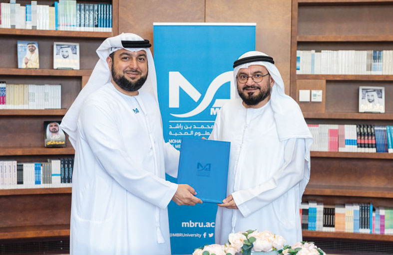 شرفي القابضة تتبرع بمليون درهم إماراتي لدعم التعليم الطبي والأبحاث في جامعة محمد بن راشد للطب والعلوم الصحية
