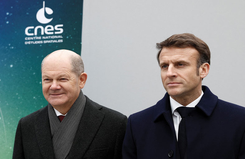 ماكرون وشولتس: مستقبل أوروبا يعتمد على المحرّك الفرنسي-الألماني