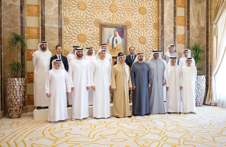 منصور بن زايد يترأس اجتماع مجلس إدارة شركة مبادلة للاستثمار