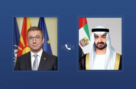 رئيس الدولة يتلقى اتصالا هاتفيا من رئيس وزراء شمال مقدونيا بحثا خلاله التطورات في المنطقة